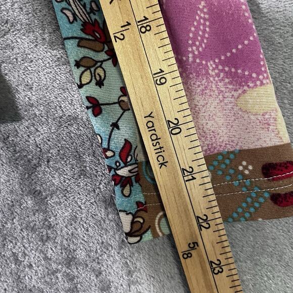 JOSEPH A qu'est-ce que c'est Top L Patchwork Print Y2K Vtg - Picture 6 of 8